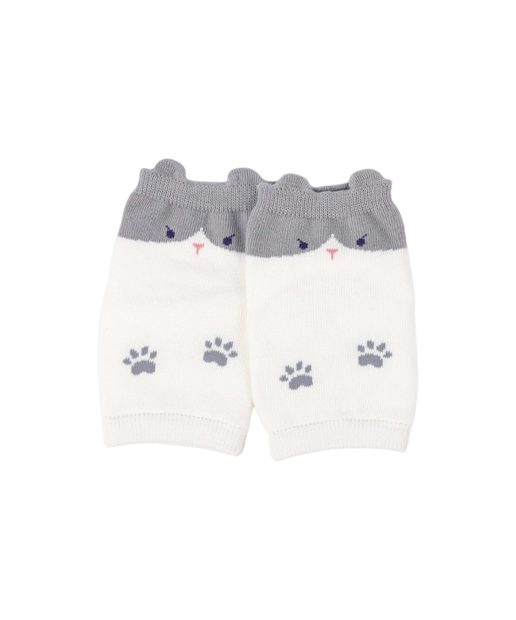 Jacquard with 3D ears children's knee warmers/pads