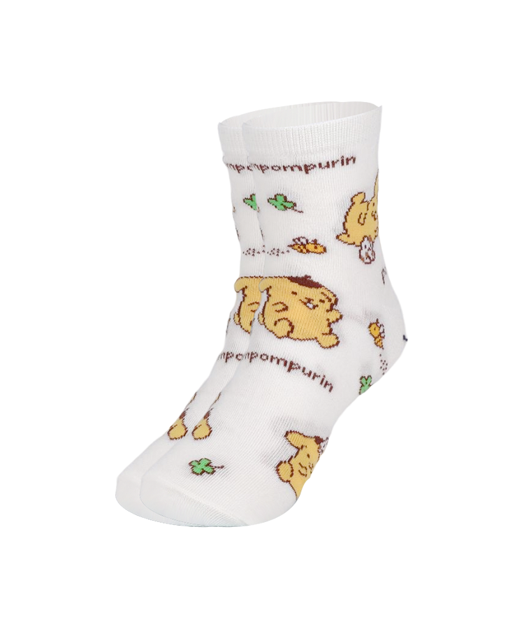 Single cylinder jacquard cotton socks for children