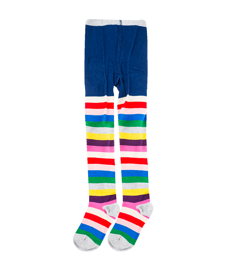 Combed cotton Jacquard tights for children